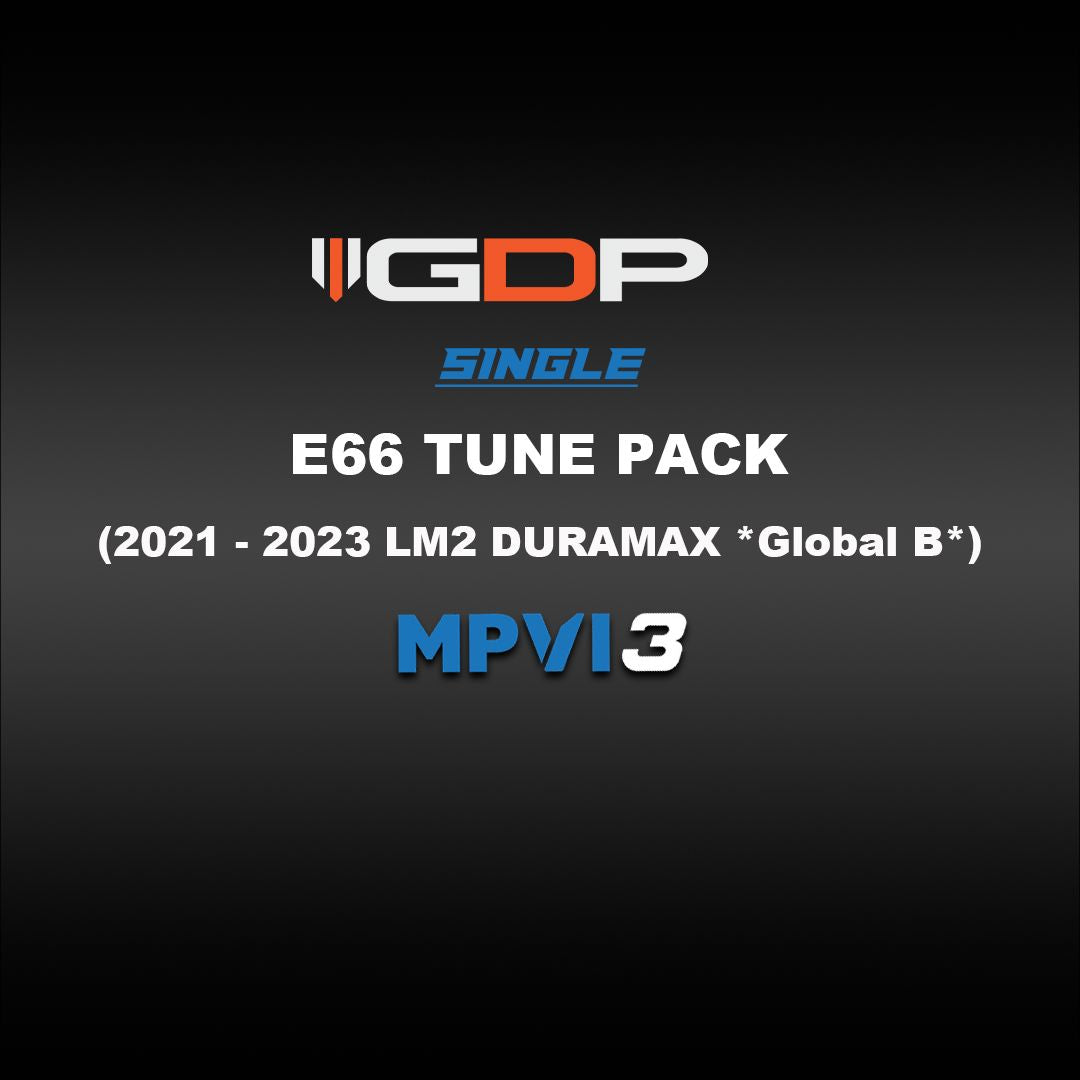 GDP MPVI4 E66 (Global B) Tune Files (2021-2025 Duramax LM2 3.0L) - Image 2