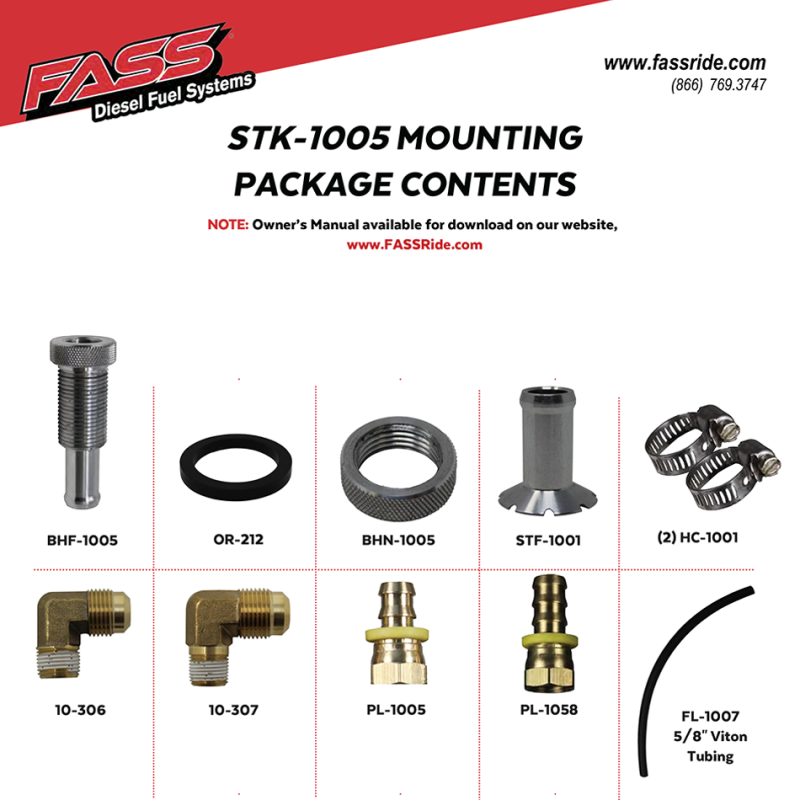 FASS Suction Tube Kits